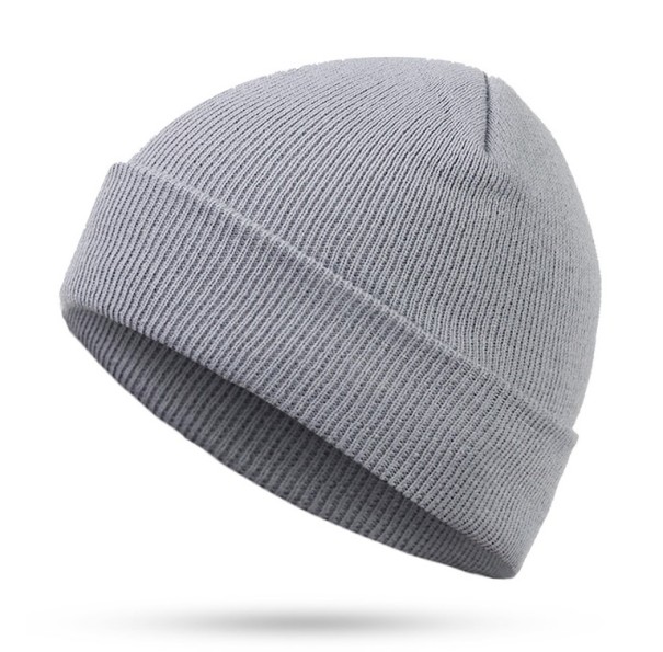 Kleurrijke unisex hoed J3249 lichtgrijs