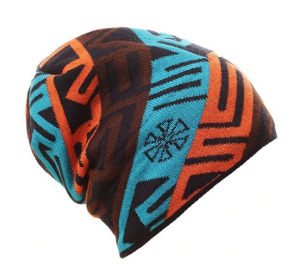Kleurrijke wintermuts voor heren J743