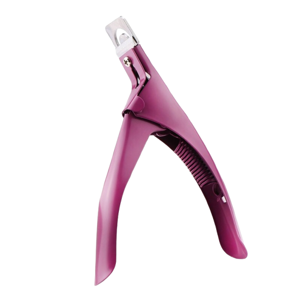 Kliešte na nechtové tipy fuchsia