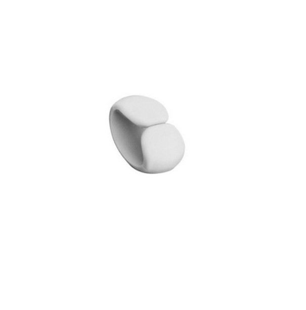 Klip na kabel K1180 bílá