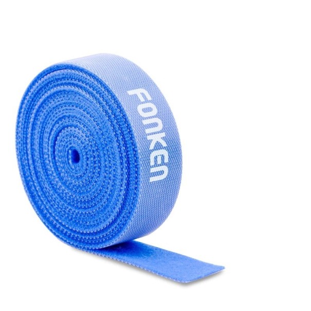 Klittenbandsluiting blauw 3 m