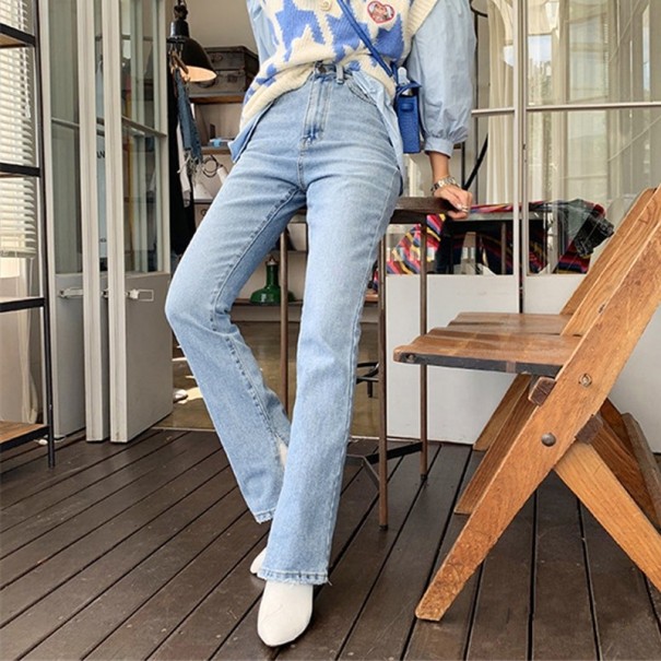 Klockbottenjeans för kvinnor A173 L 1