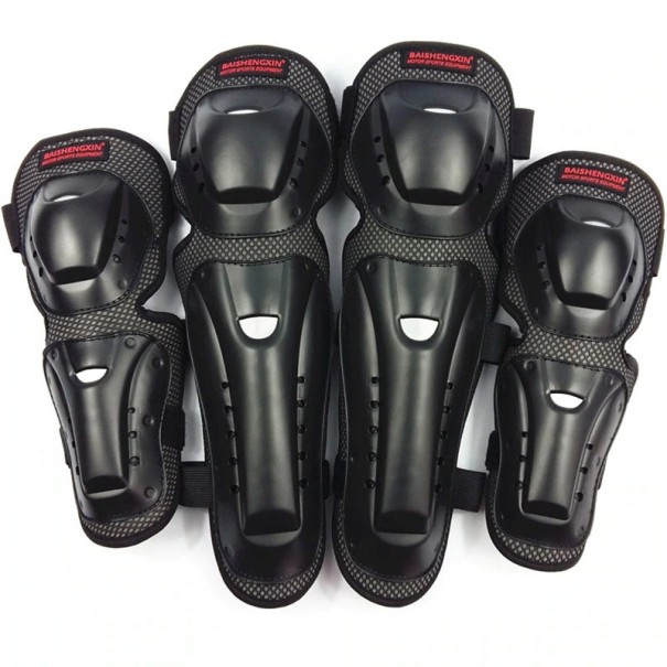 Knee and Elbow Protectors for Motorcycles 4 pcs A1963 1