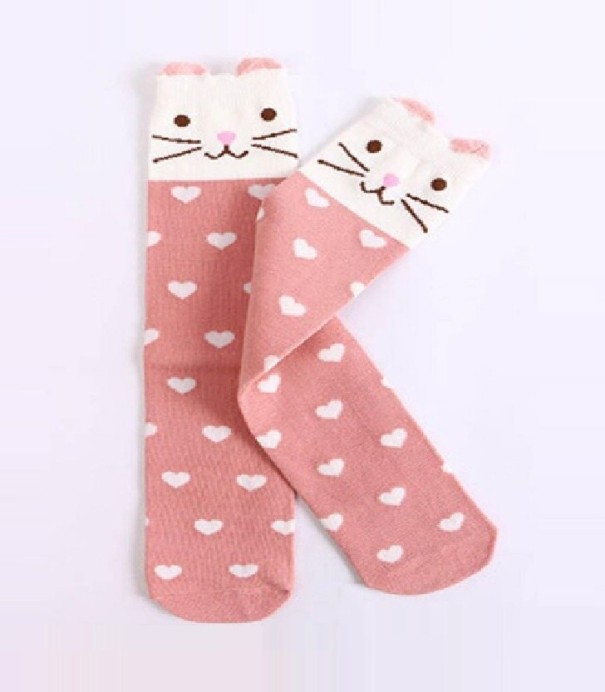 Kniestrümpfe für Mädchen mit Tiermotiv 6