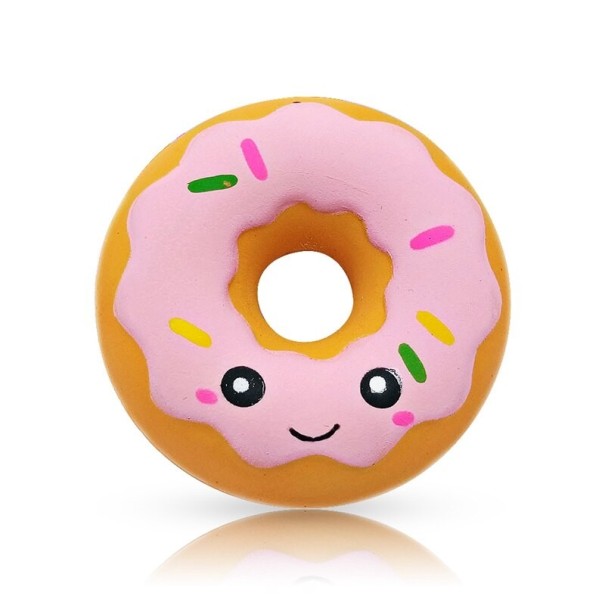 Knijpende donut roze
