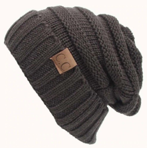 Knitted Beanie J3244 grey