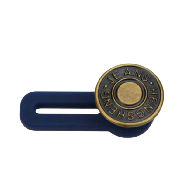 Knoop tailleverlenger voor jeans 35 x 17 mm Praktische broekverlenging Geen naaien Snelle oplossing voor het wisselen van maten Duurzame bevestiging brons