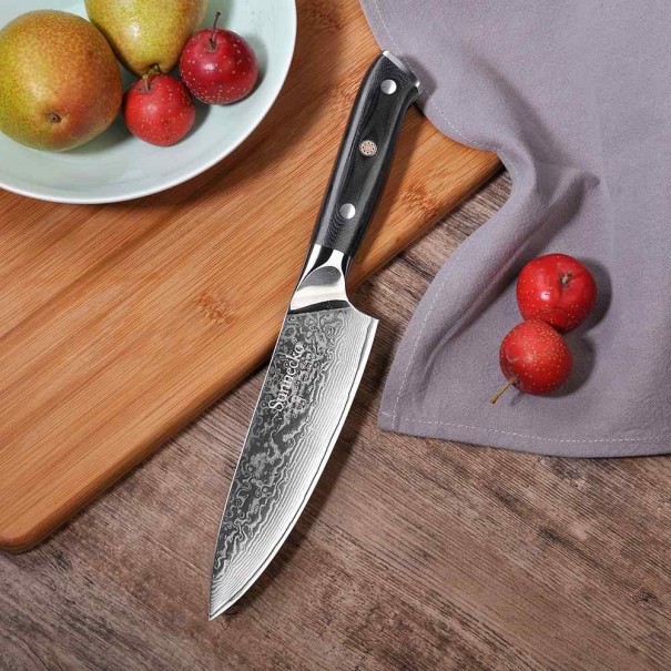 Kockkniv i Damaskus stål C271 S