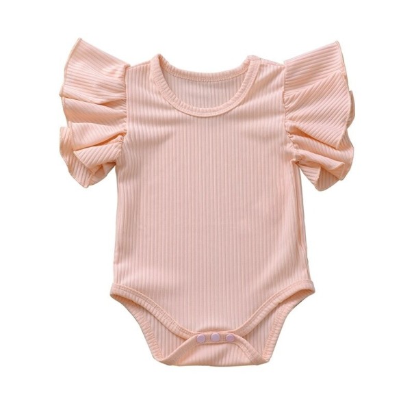 Kojenecké body N718 světle růžová 3-6 měsíců