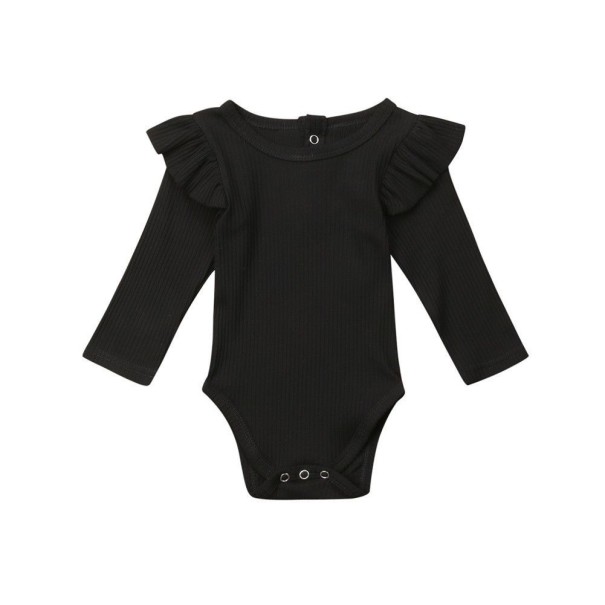 Kojenecké body N720 černá 3-6 měsíců