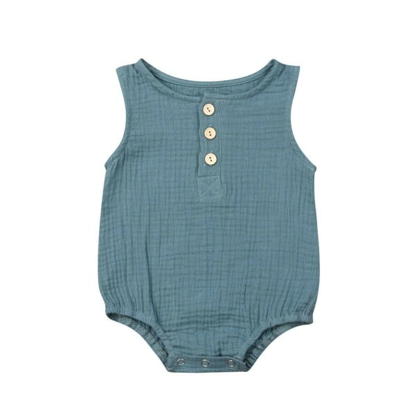Kojenecké body N729 modrá 18-24 měsíců