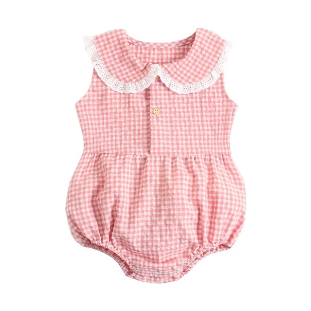 Kojenecké body N738 světle růžová 12-18 měsíců