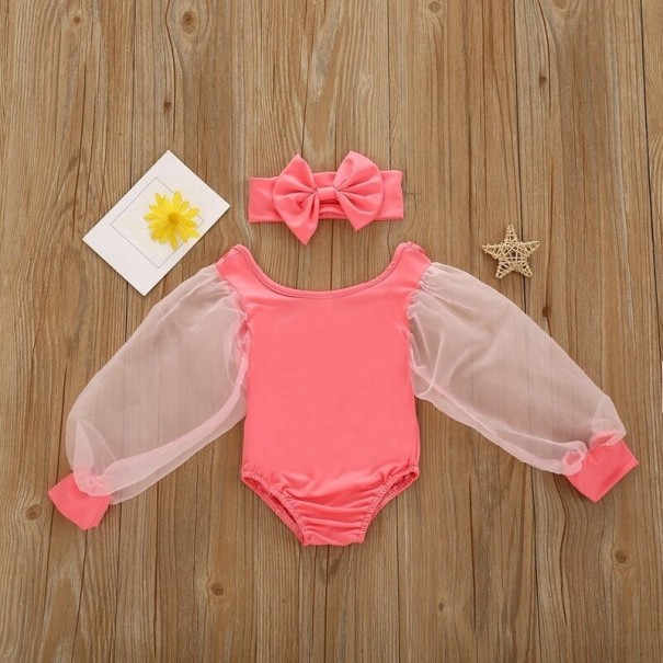 Kojenecké body N752 lososová 18-24 měsíců