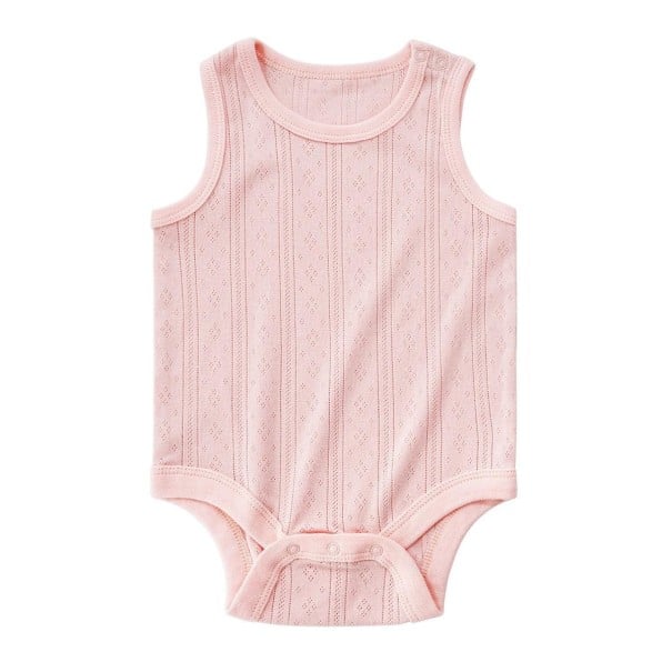 Kojenecké body N791 světle růžová 0-6 měsíců