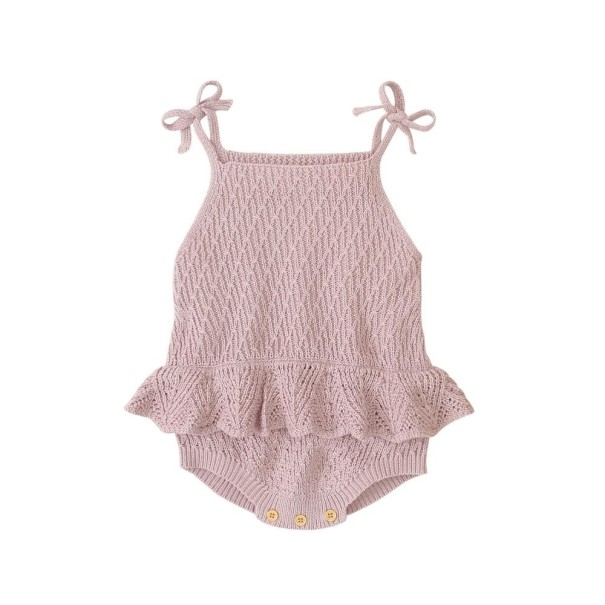 Kojenecké body N798 starorůžová 3-6 měsíců