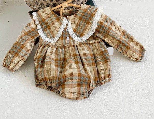 Kojenecké body N815 hnědá 6-9 měsíců