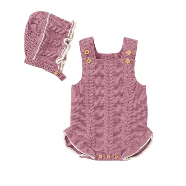 Kojenecké body N836 starorůžová 3-6 měsíců