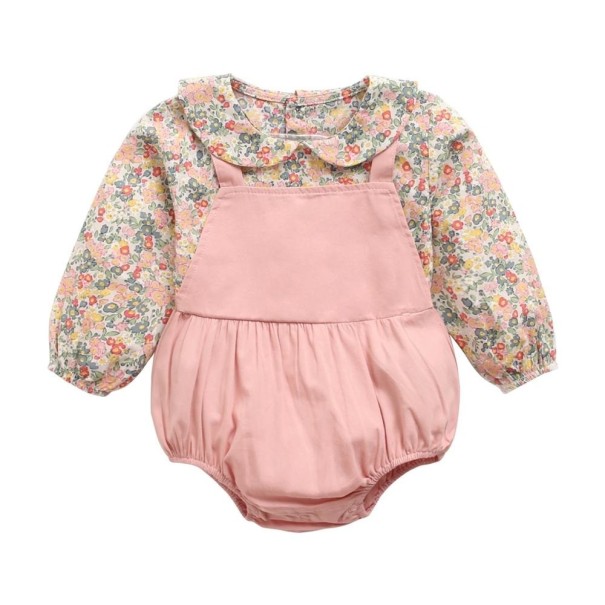 Kojenecké body N847 světle růžová 6-12 měsíců