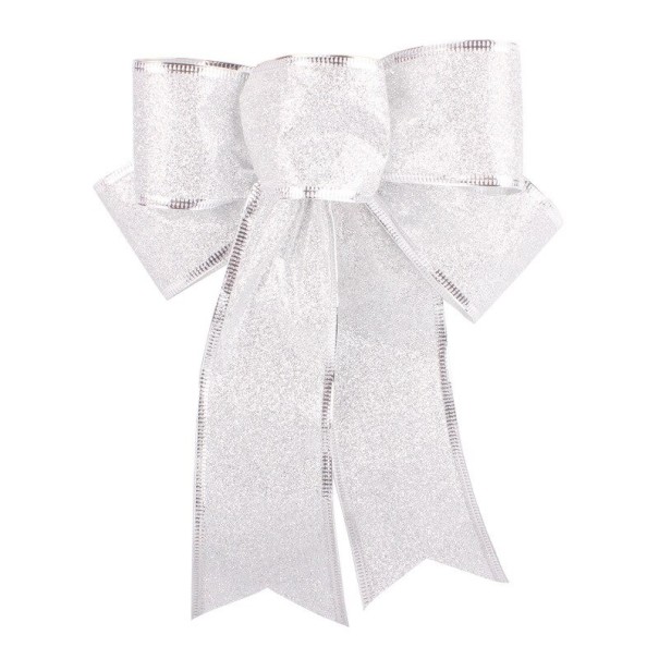 Kokardki świąteczne biały