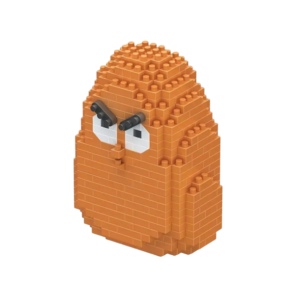 Kokoontaitettava perunahahmo Plants vs Zombies -pelistä, 340 osaa. Minirakennussarja. Pelihahmo. Rakennussarja lapsille ja keräilijöille, 6,5 x 5,5 x 9 cm. 1