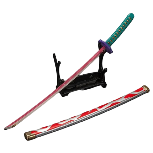 Kokushibo Katana with Sheath Replica of the Katana from Anime 25 cm Home Decoration 1