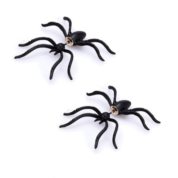 Kolczyki damskie z pająkiem 1
