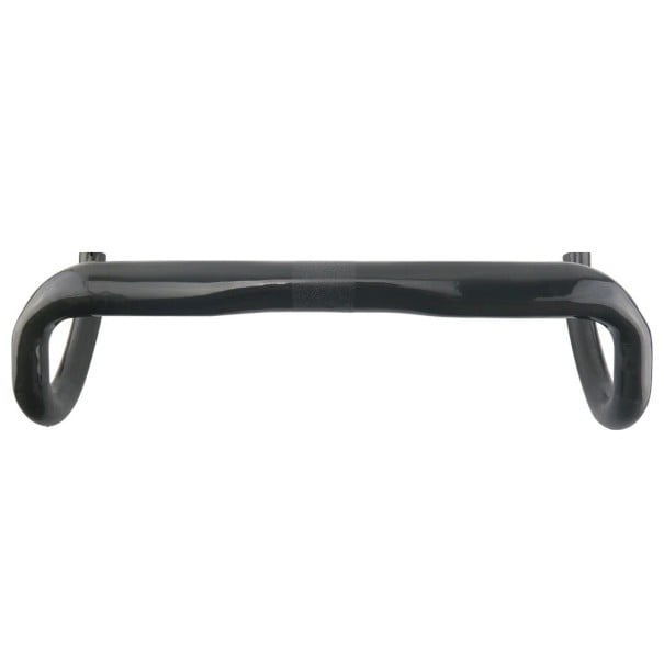 Kolfiber landsvägshandtag ergonomisk båge 400 mm övre bredd 380 mm nedre bredd kolfiber svart för landsvägscykel 1