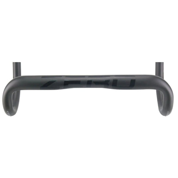 Kolfiber landsvägshandtag ergonomisk form 400 mm övre bredd 380 mm nedre bredd kolfiber svart för landsvägscykel 1