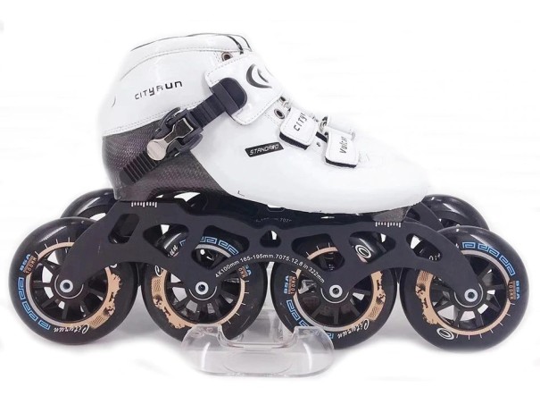 Kolieskové korčule Speed biela 37