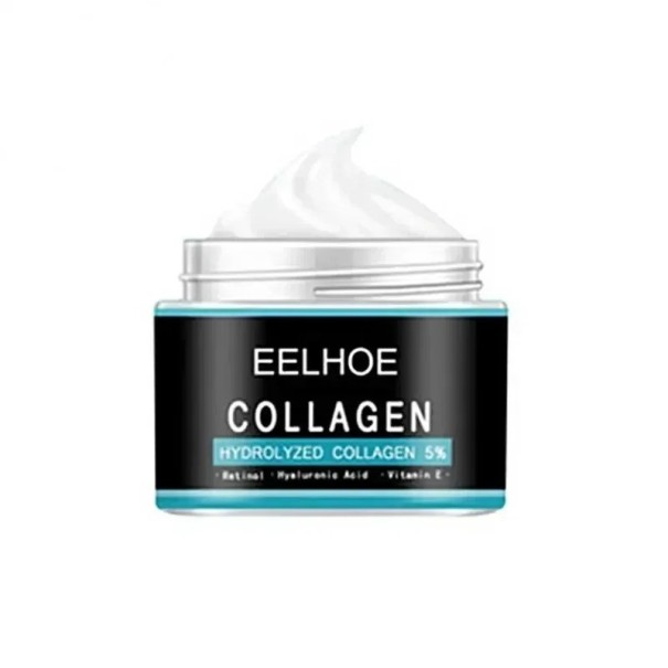 Kollagen-Anti-Falten-Creme für Männer, Hyaluronsäure, Vitamin E, Gesichtscreme, feuchtigkeitsspendende Gesichtscreme für Männer, revitalisierende Feuchtigkeitspflege für Männer, nährende Anti-Aging-Creme, 50 g 1