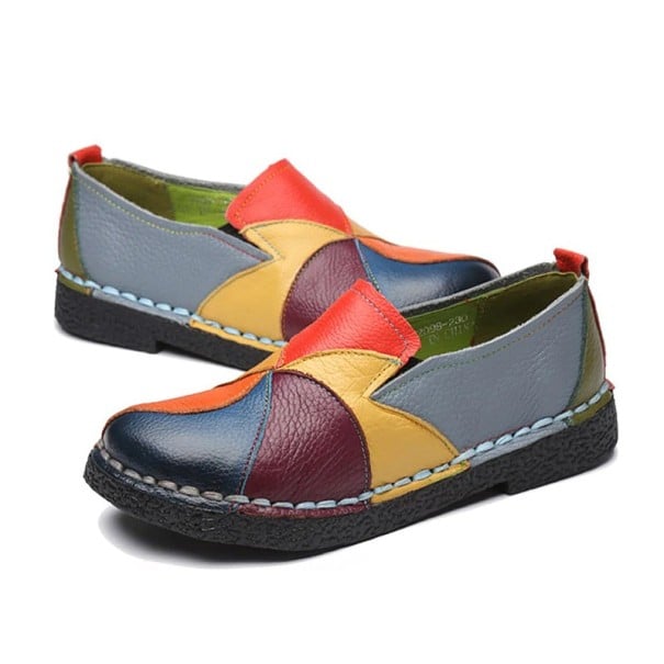 Kolorowe mokasyny damskie J2360 38 1