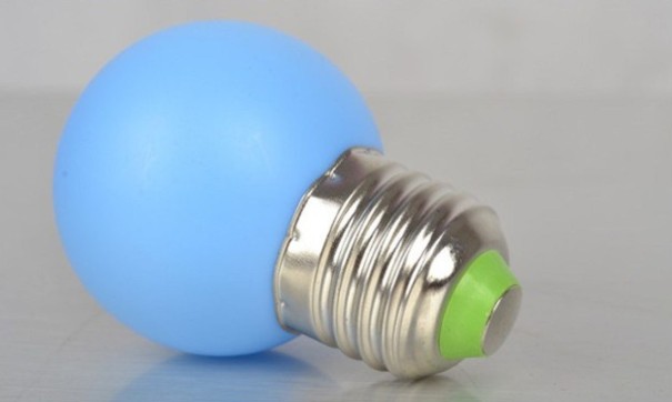 Kolorowe żarówki LED E27 1/3/5 W J769 niebieski 3W