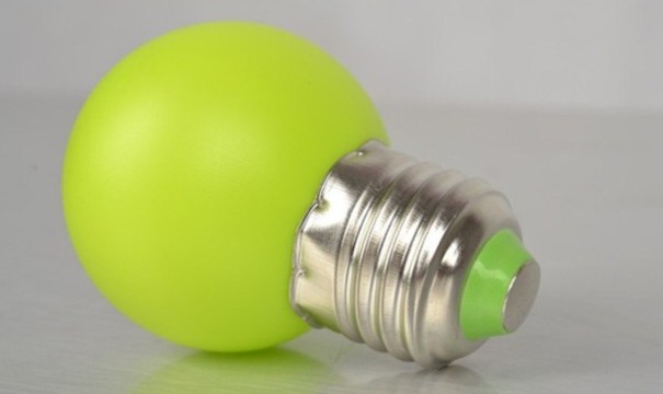 Kolorowe żarówki LED E27 1/3/5 W J769 zielony 3W