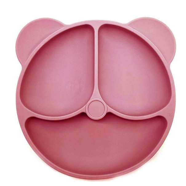 Kom in de vorm van een teddybeer rood