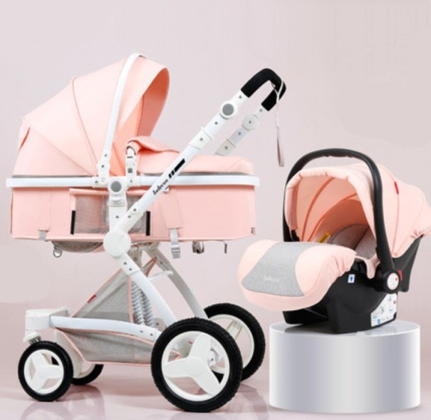 Kombinierter Kinderwagen apricot