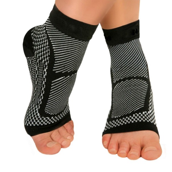 Kompresné ponožky s otvorenou špičkou P3777 čierna S/M