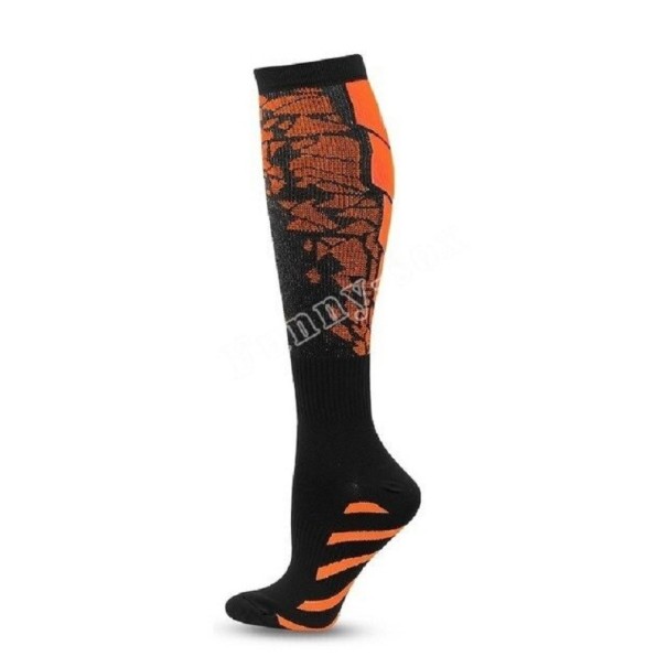 Kompresní podkolenky T829 oranžová L/XL