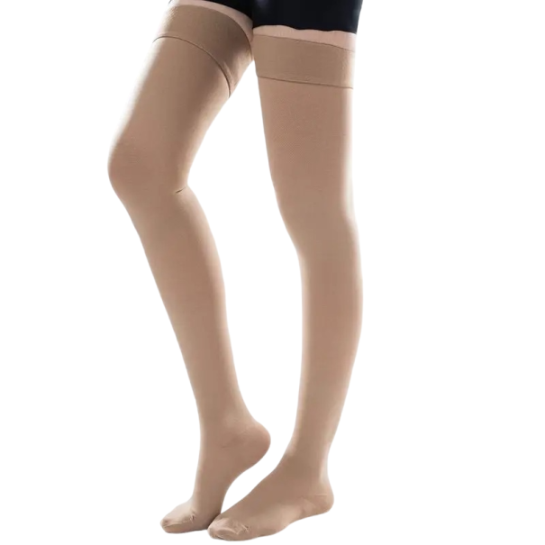 Kompressionsstrümpfe für Damen Kompressionskniestrümpfe Kompressionsstrümpfe gegen Krampfadern beige 3XL