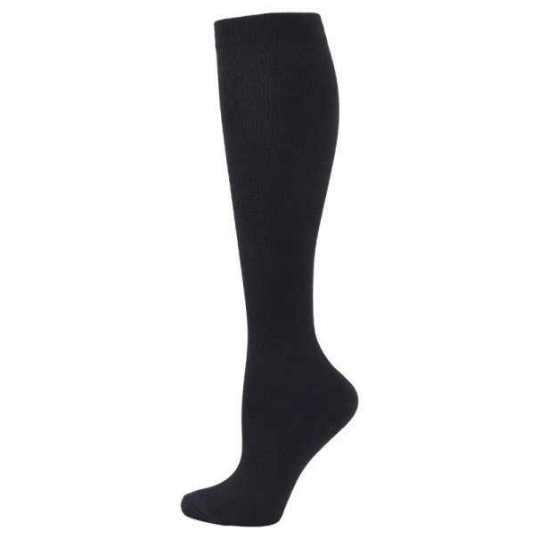 Kompressziós zokni visszerek ellen Kompressziós térdzokni sportoláshoz Utazásra is alkalmas fekete 35-40