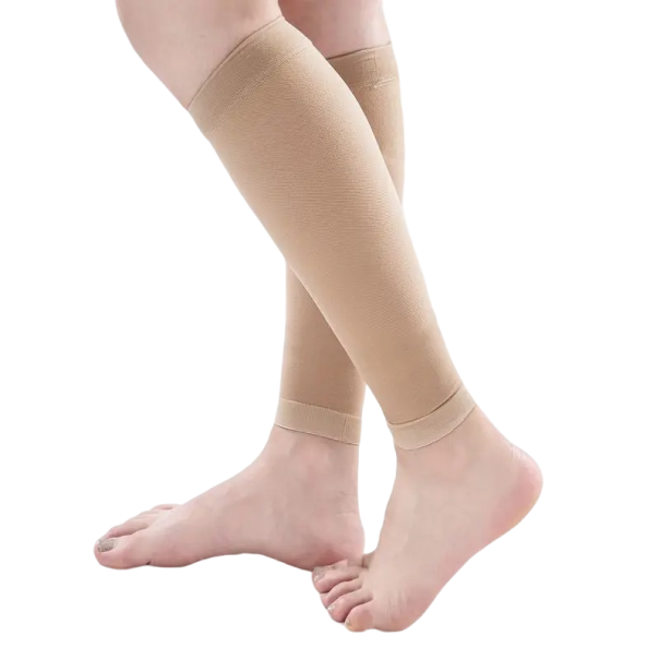 Kompressziós zokni visszerek ellen Kompressziós ujjak Kompressziós térdzokni orr nélkül bézs XXL