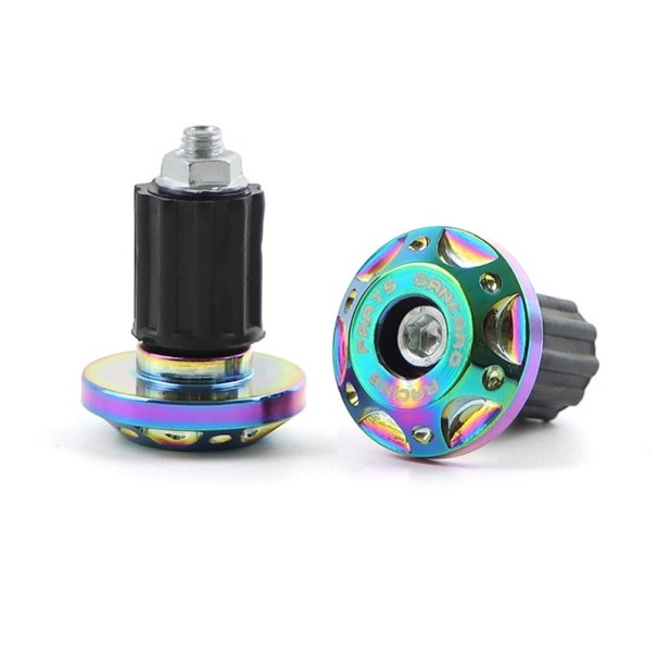 Konce řídítek na motorku 463 x 315 mm CNC kovové protizávaží Posuvníky řídítek Moto gripy z hliníkové slitiny a gumy Terénní motocyklové příslušenství duhová