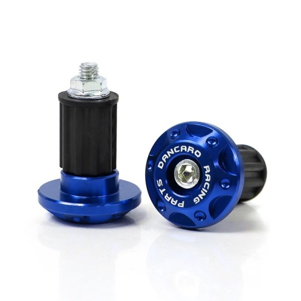 Konce řídítek na motorku 463 x 315 mm CNC kovové protizávaží Posuvníky řídítek Moto gripy z hliníkové slitiny a gumy Terénní motocyklové příslušenství modrá