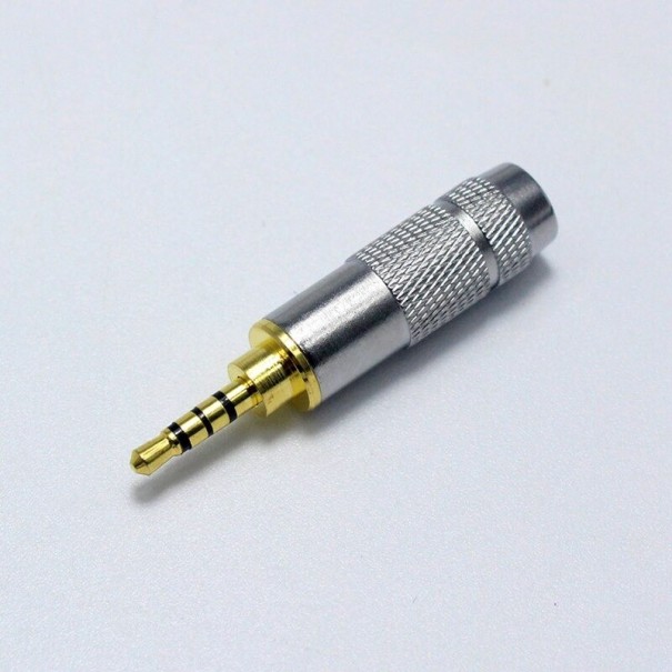 Koncovka 2.5mm audio jack 3-pólový / 4-pólový 2