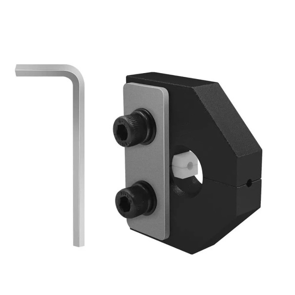 Konektor voor het verbinden van filament 4,53 x 2,5 x 1 cm Klem voor 1,75mm draad Nauwkeurige handmatige verbinding van materiaal voor 3D-printen zwart