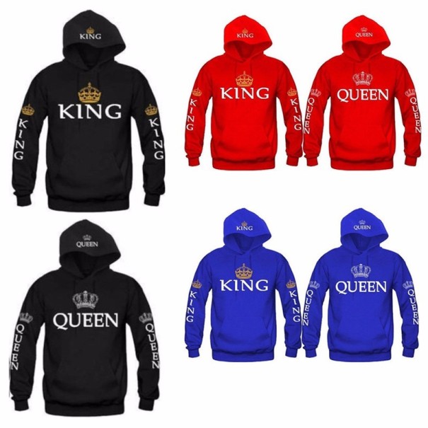 KONING EN KONINGIN - Sweatshirts voor koppels J1952