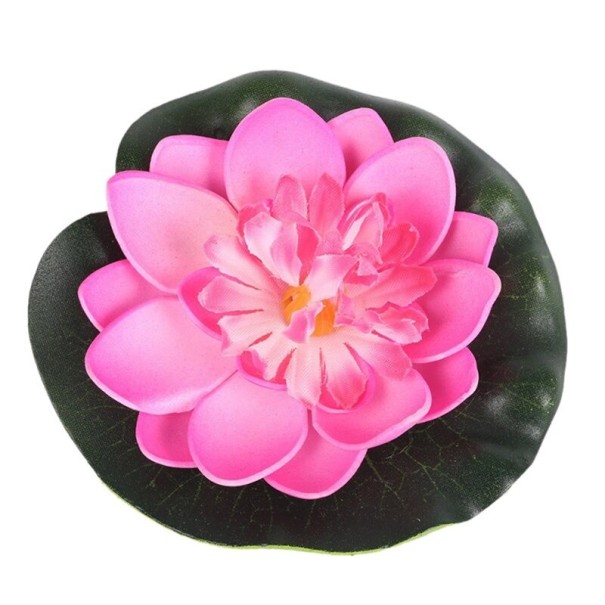 Konstgjord näckrosblomma 5 st rosa