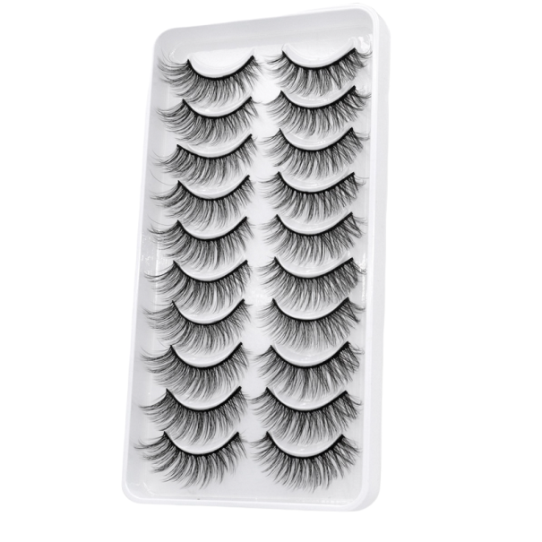 Konstgjorda mink ögonfransar 10 par 3D 14
