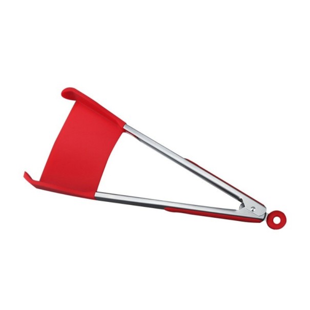 Konyhai spatula és fogó 2 az 1-ben J1355 piros 27 cm