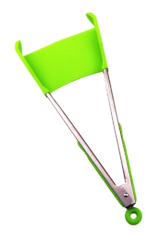 Konyhai spatula és fogó 2 az 1-ben J1355 zöld 35 cm