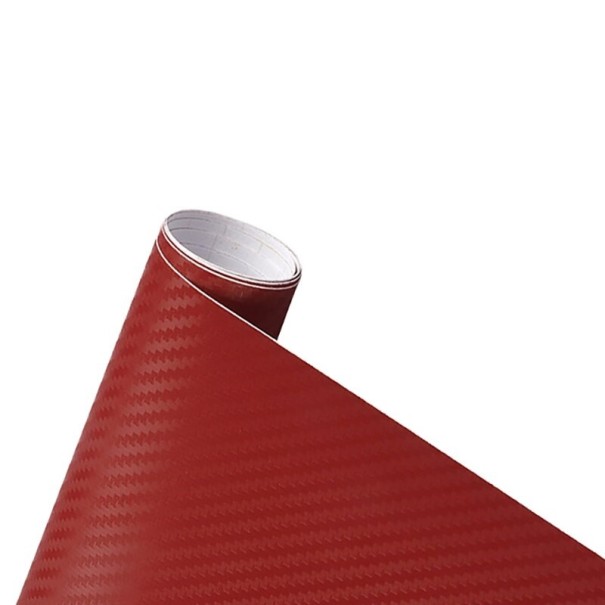 Koolstoffolie voor auto's rood